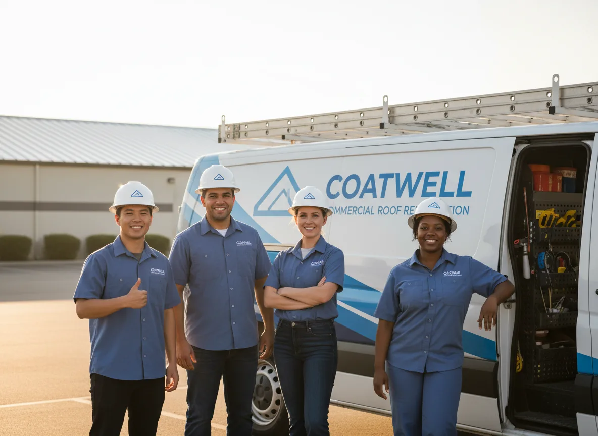 Commercial roof coating company in Bay City, TX