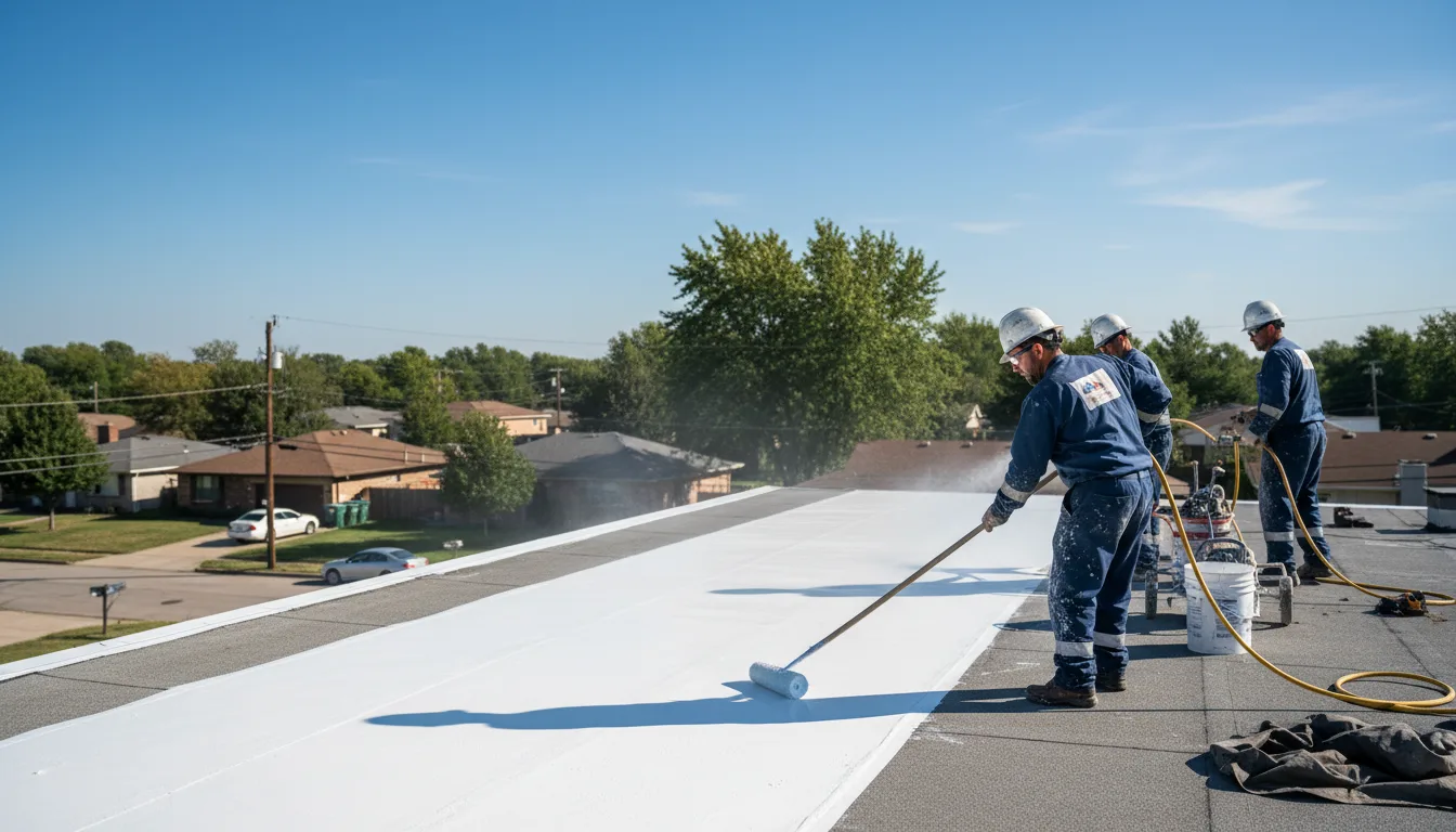 Commercial roof coating in Bay City, TX near me